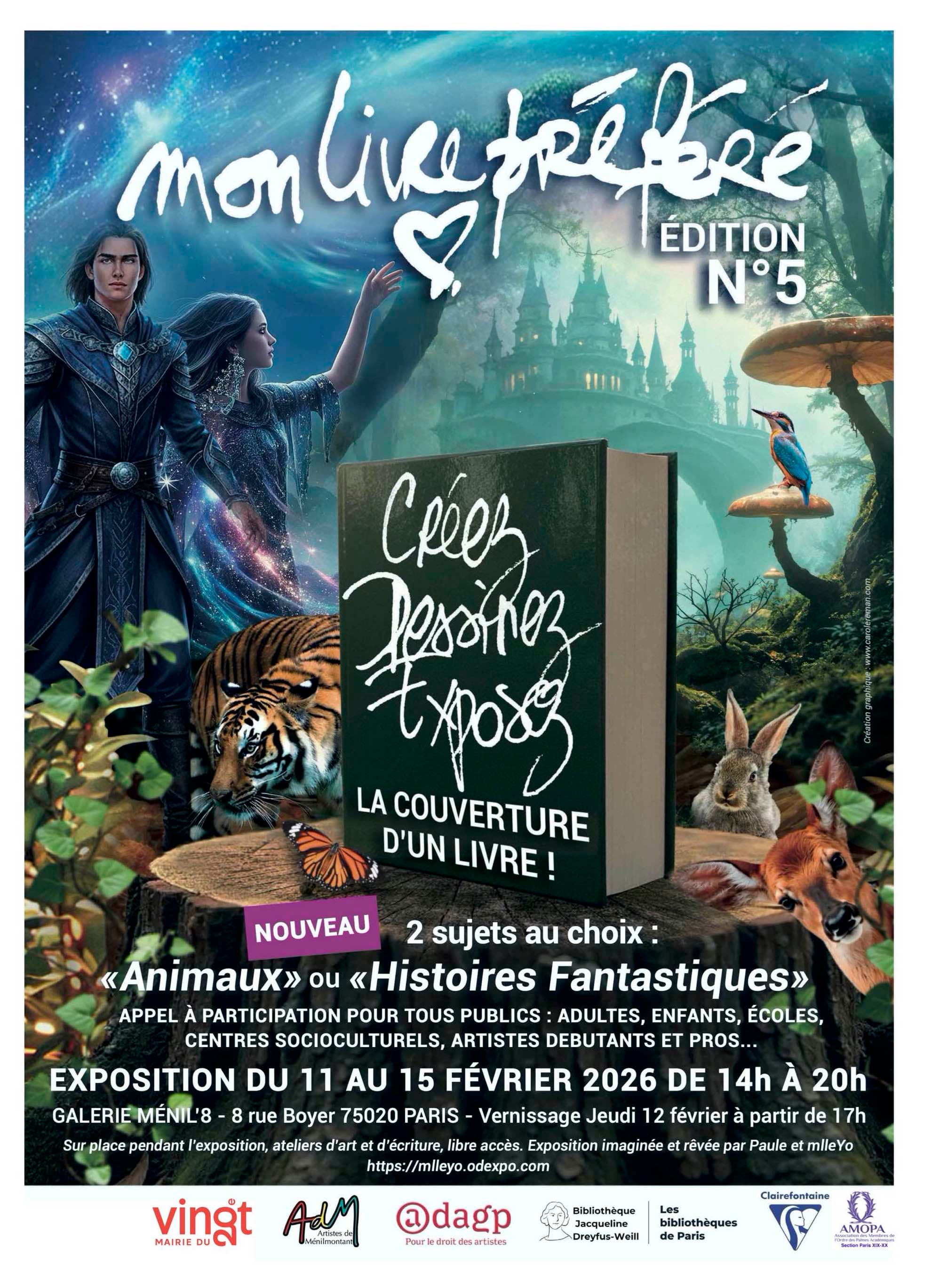 Exposition collective « Mon livre préféré »