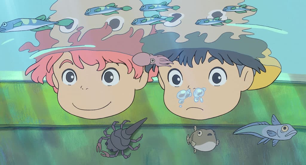 Projection du film Ponyo sur la falaise de Hayao Miyazaki 