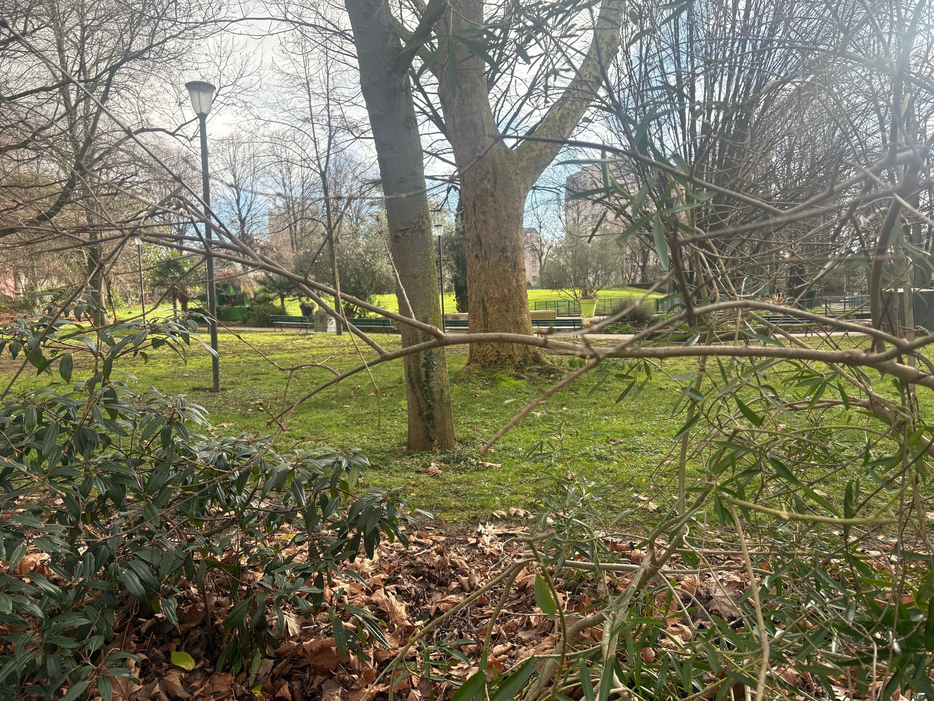 Jardin de la gare de Charonne