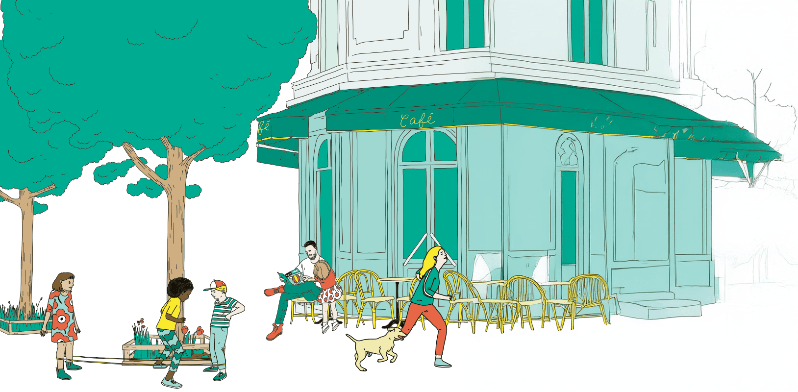 À pied dans mon quartier